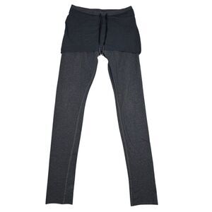 Lululemon Skirted Leggings Womens 8 Yin To You Black